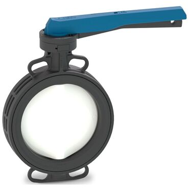 Butterfly valve Series: 565 Polyamide/PVDF/PA6-60 Centric Handle Wafer type